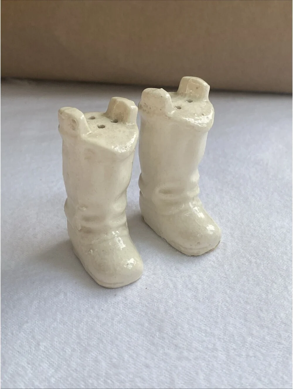 Vintage Ceramic Go Go Boots Or Cowboy Boot Salt and Pepper Shakers Made in Japan